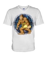 394Taco Sasquatch V-Neck T-Shirt thumbnail