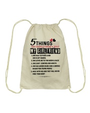 Gift for Boyfriend Drawstring Bag tile