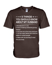 My Husband - July V-Neck T-Shirt tile