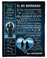 To My Boyfriend Small Fleece Blanket - 30" x 40" front