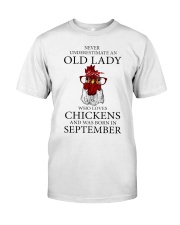 Old Lady Chickens - September Premium Fit Mens Tee tile