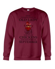 Old Lady Chickens - September Crewneck Sweatshirt tile