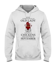 Old Lady Chickens - September Hooded Sweatshirt tile