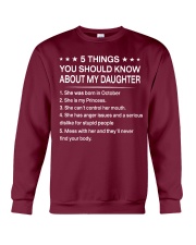 My Daughter - October Crewneck Sweatshirt tile