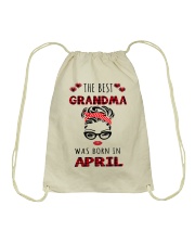 The best Grandma -April Drawstring Bag tile