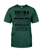 Yes i am a spoiled husband awesome wife-January Premium Fit Mens Tee tile