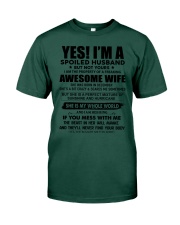Yes i am a spoiled husband awesome wife-December Premium Fit Mens Tee tile