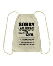 SORRY I AM ALREADY Drawstring Bag tile