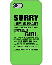 SORRY I AM ALREADY Phone Case tile