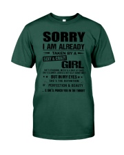 SORRY I AM ALREADY Premium Fit Mens Tee tile
