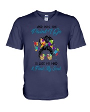 Paint My Soul V-Neck T-Shirt tile