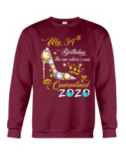 34th Birthday Crewneck Sweatshirt tile