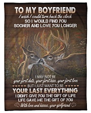 To my Boyfriend Small Fleece Blanket - 30" x 40" front