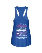 My Husband Ladies Flowy Tank tile