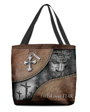 Faith over Fear All-over Tote back