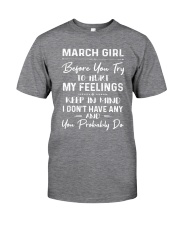 March Girl Classic T-Shirt front