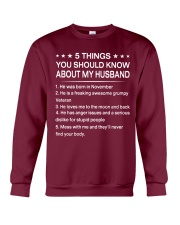 My Husband - November Crewneck Sweatshirt tile