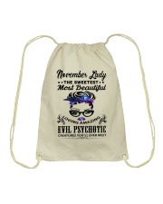 November Lady Drawstring Bag tile