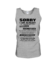 November Queen Unisex Tank tile