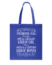 December Girl Tote Bag tile