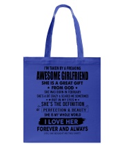 Gift for Boyfriend - February Tote Bag tile