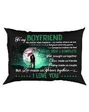 to my Boyfriend Rectangular Pillowcase front