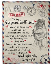 TO My GIRLFRIEND Small Fleece Blanket - 30" x 40" front