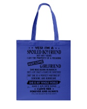 Gift for Boyfriend - March Tote Bag tile