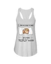 Poodle Ladies Flowy Tank tile