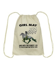 Girl May Drawstring Bag tile