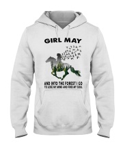 Girl May Hooded Sweatshirt front