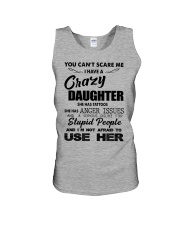 Crazy Daughter Unisex Tank tile