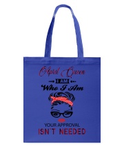 April Queen Tote Bag tile