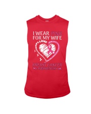 I Wear Pink For My Wife Sleeveless Tee tile