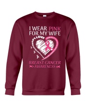 I Wear Pink For My Wife Crewneck Sweatshirt tile