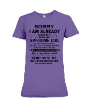 Gift for Boyfriend - December Premium Fit Ladies Tee tile