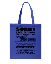 September Queen Tote Bag tile