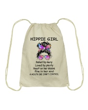 Hippie Girl Drawstring Bag tile