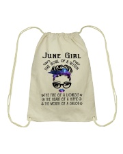 June Girl Drawstring Bag tile