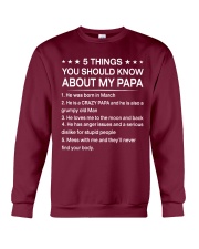 My Papa - March Crewneck Sweatshirt tile