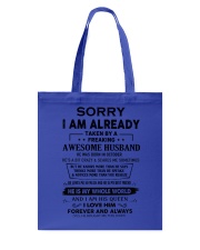 Gift for Wife - October Tote Bag tile