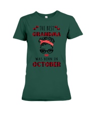 The best Grandma -October Premium Fit Ladies Tee tile