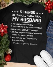 5 Thing My Husband - January Classic T-Shirt apparel-classic-tshirt-lifestyle-front-81