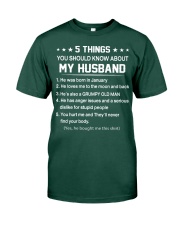 5 Thing My Husband - January Premium Fit Mens Tee tile