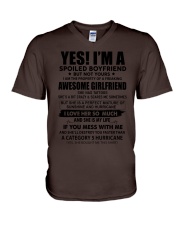 Gift for Boyfriend V-Neck T-Shirt tile
