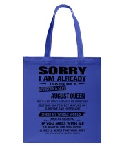 August Queen Tote Bag tile