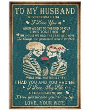 TO MY HUSBAND 11x17 Poster front