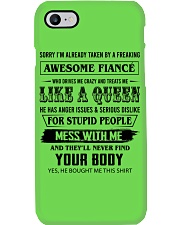 AWESOME FIANCE Phone Case tile