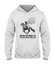 AND INTO THE FOREST Hooded Sweatshirt front