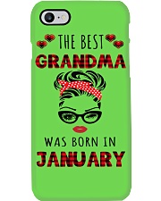 The best Grandma -January Phone Case tile